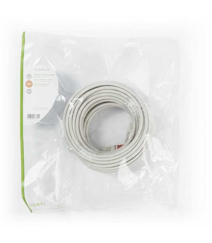 Cablu SFTP CAT6 RJ45 tata - RJ45 tata 15m gri Nedis