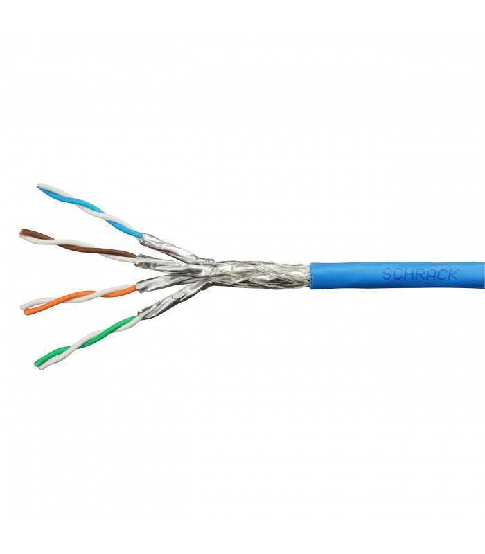 Cablu SFTP Cat7 8fire din cupru 4x2xAWG23/1 LSOH Schrack HSKP423HB5