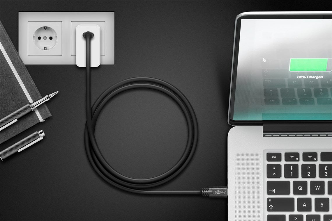 Cablu sincronizare incarcare super viteza USB TYPE C 3.2 Gen 1 - USB TYPE C 3m 3A 5Gbit/s Goobay