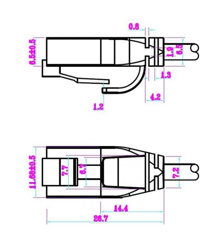 Cablu slim 3.6mm patchcord Cat6 UTP 5m negru 250MHz RJ45 cupru Goobay