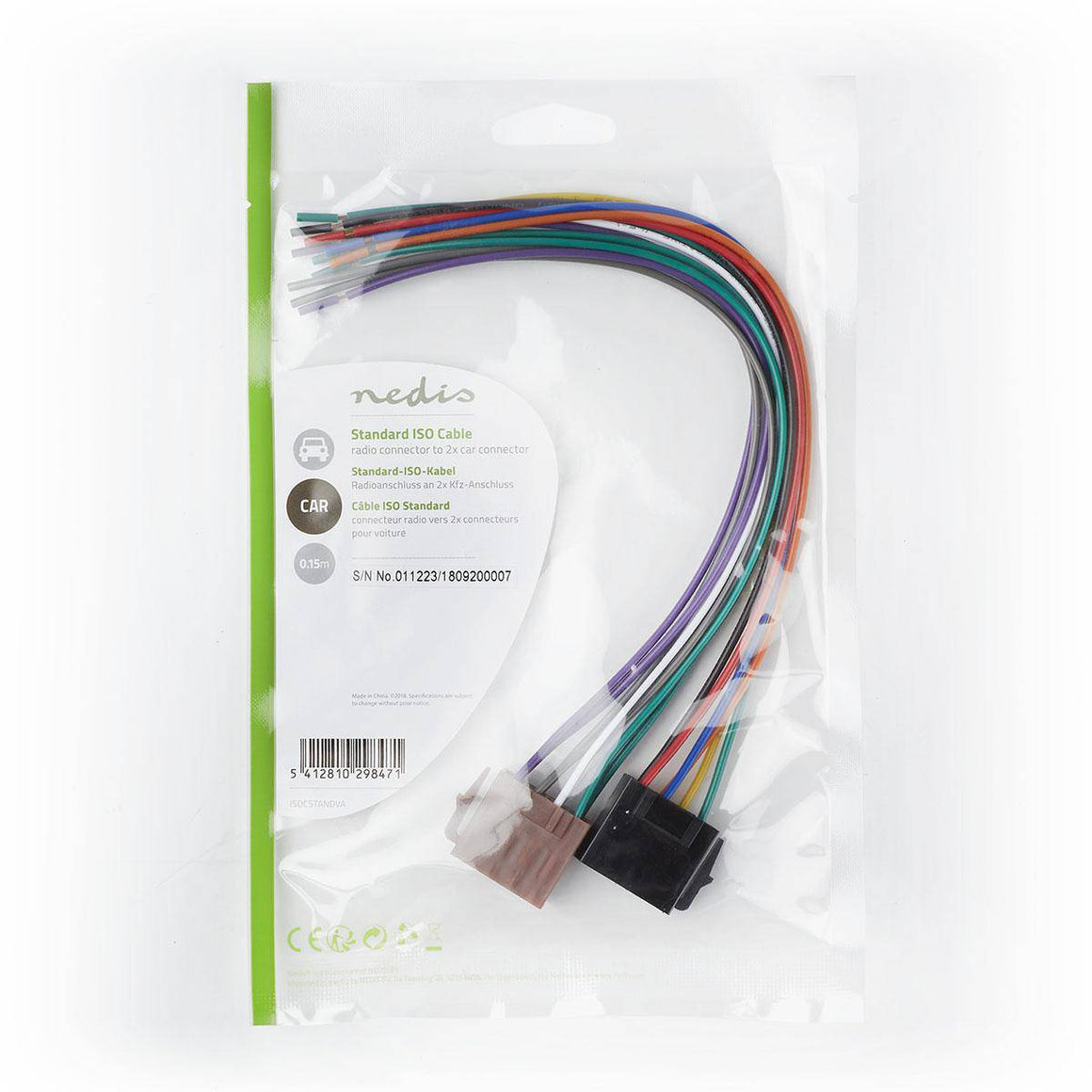 Cablu universal pentru radio auto 0.15m NEDIS