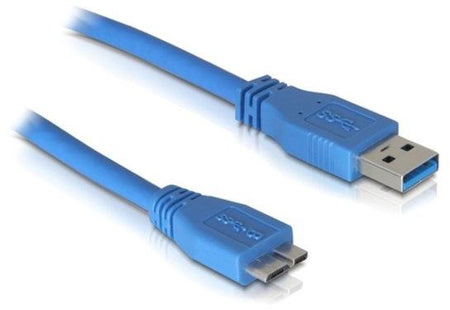 Cablu USB 3.0 la micro USB 0.5m albastru