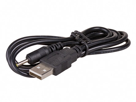 Cablu USB A mufa - DC 2.5/0.7 mufa drept negru 0.8m 5-50°C AKYGA AK-DC-02