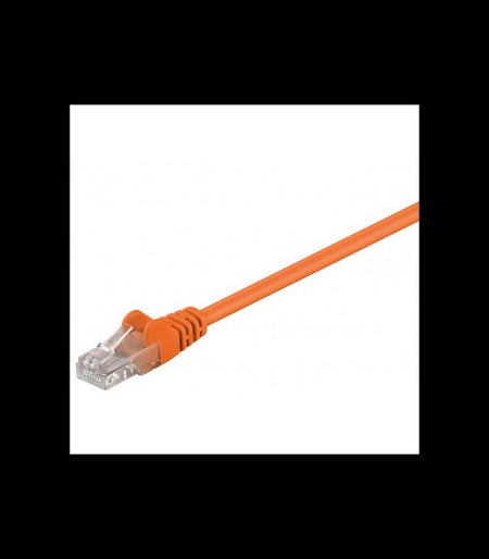 Cablu UTP 3m portocaliu patchcord CAT5e 2x RJ45 CCA neecranat Goobay
