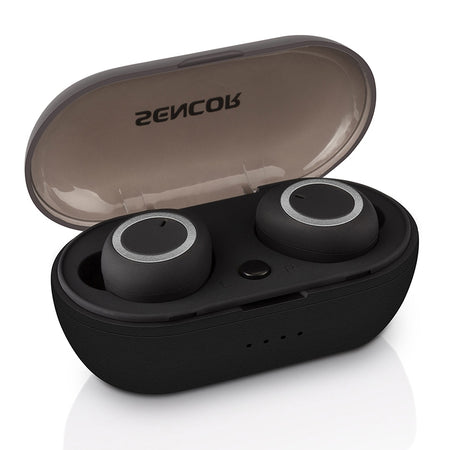 Casti bluetooth 5.0 TWS negru SENCOR SEP 510BT BK