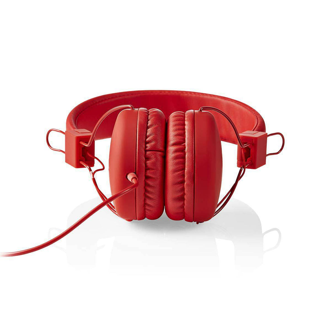 Casti multimedia cu microfon 1.2m rosu NEDIS