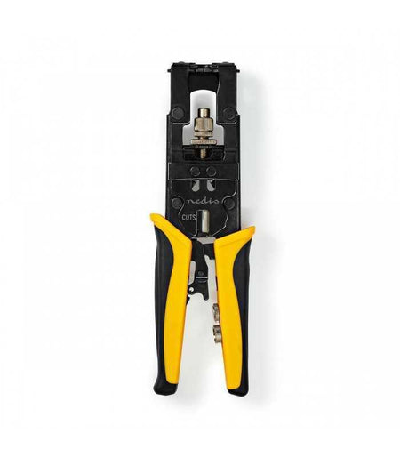 Cleste compresie Nedis conectori F BNC RCA RG58 RG59 RG6 otel calit