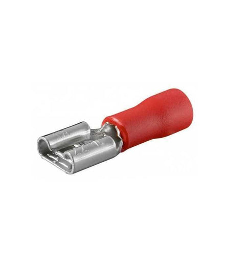 Conector mama rosu cablu 0.5-1mm 2.8x0.8mm Goobay