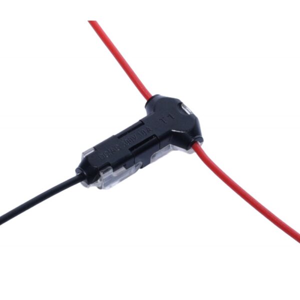 Conector rapid cu blocare in T pentru un fir