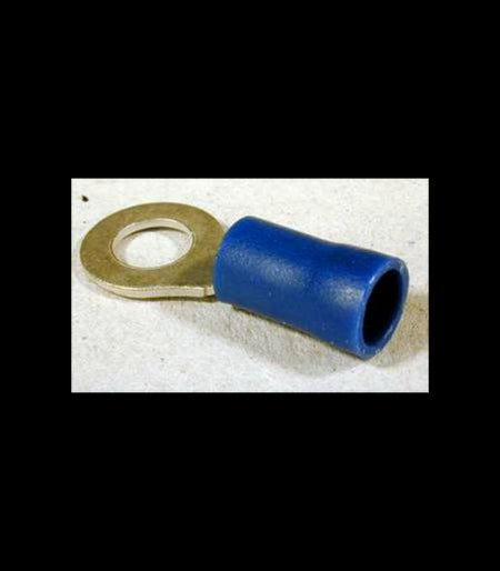 Conector rotund inel papuc 5.3mm albastru