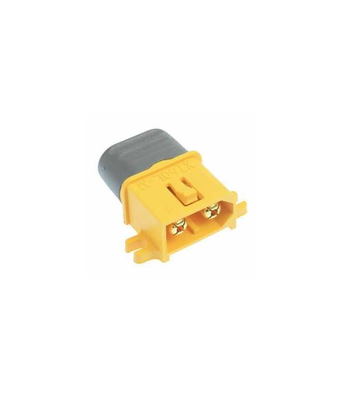 Conector XT60 alimentare DC mufa tata 2pin lipire galbena AMASS XT60L-M