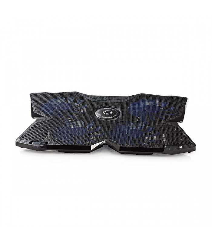 Cooler Laptop Gaming cu 4 ventilatoare compatibil 15-19" USB Nedis