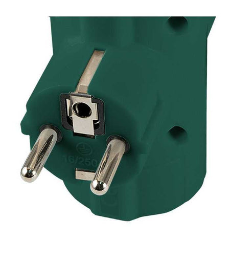 Distribuitor tip T 3x schuko cu protectie verde TPF-26/GR Home