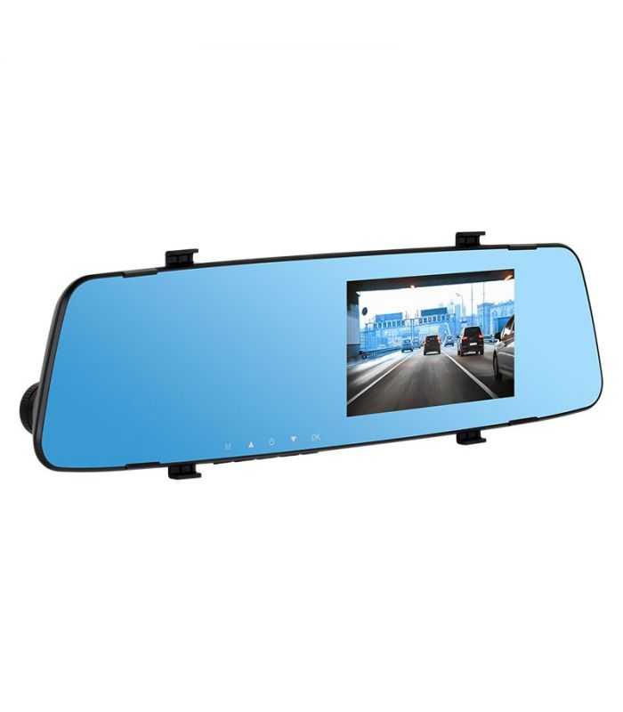 DVR auto cu camera fata 1080p /spate VGA in oglinda L100 Peiying Basic PY-DVR030
