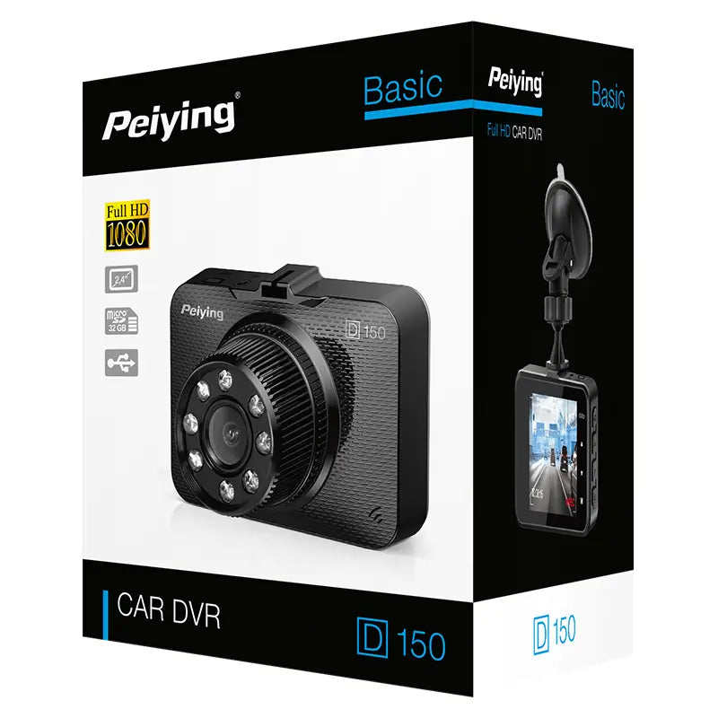 DVR auto D150 125 FHD 12Mpx display 2.4" Peiying BASIC PY-DVR005