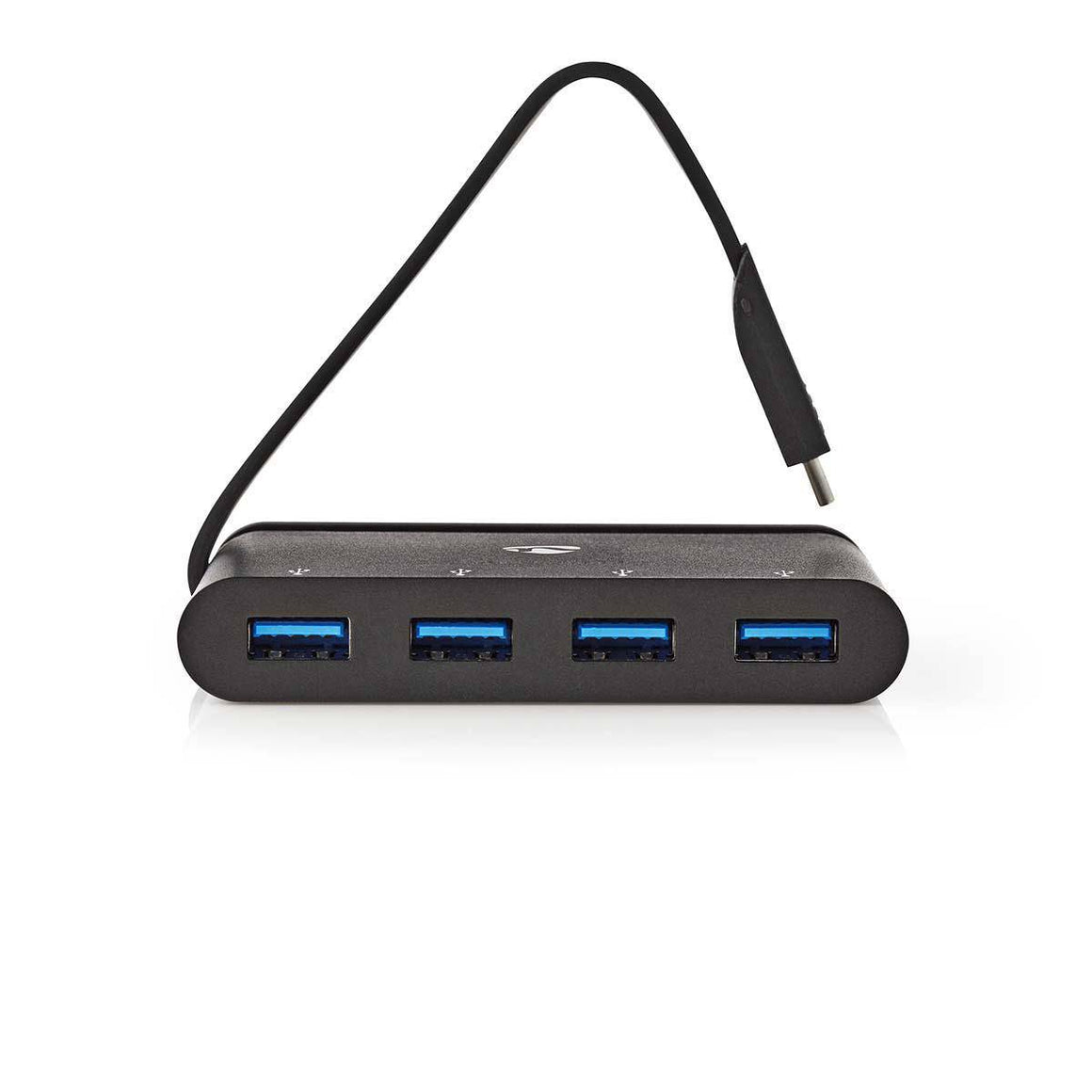 Hub Computer USB Type C - 4x USB 3.0 negru Nedis