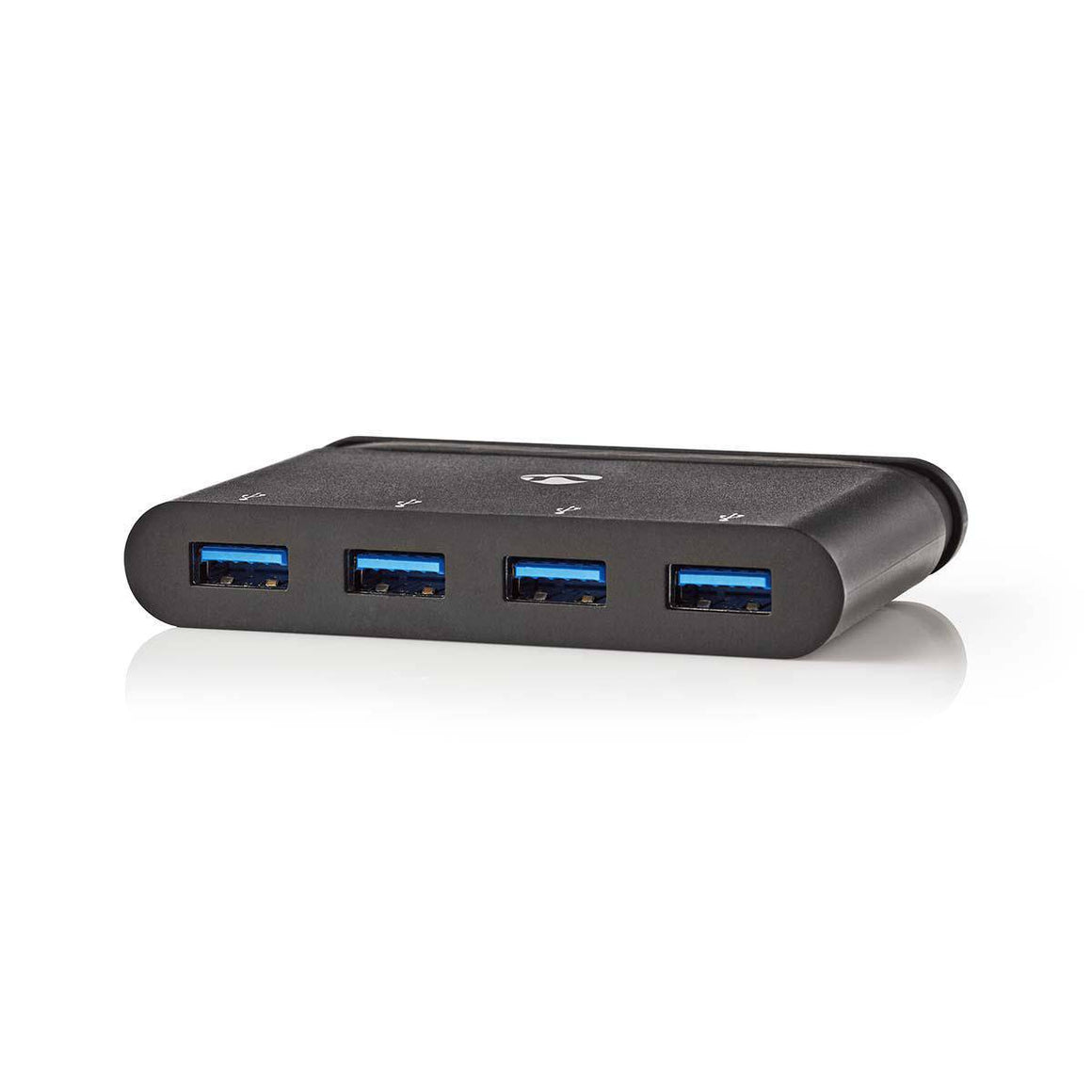 Hub Computer USB Type C - 4x USB 3.0 negru Nedis