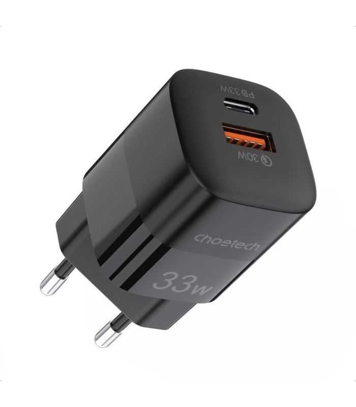 Incarcator retea Choetech PD5006-EU-BK 33W 1x USB TYPE C 1x USB-A