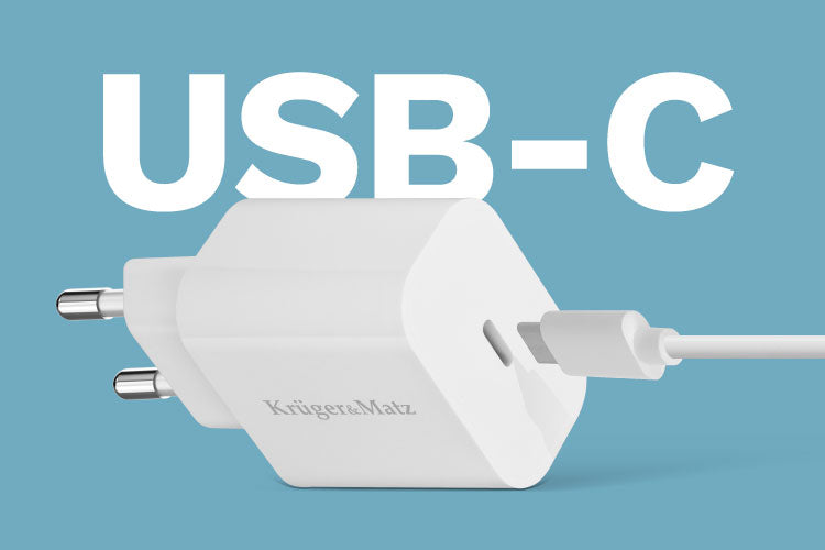 Incarcator retea POWER DELIVERY 18W 1x USB TYPE C PD Kruger&Matz KM0850