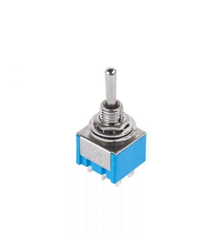 Intrerupator 6 pini ON-OFF-ON cu retinere MTS203