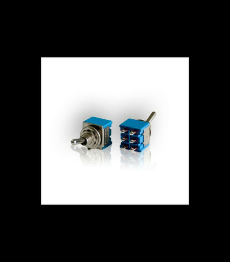 Intrerupator 6 pini ON-OFF-ON cu retinere MTS203