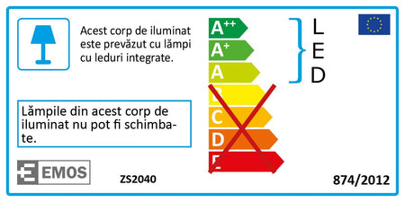 Lampa LED SMARTBAR 7.5W 72LED 500mm 400lm alb mediu 4000K DIMMABLE ZS2040 EMOS