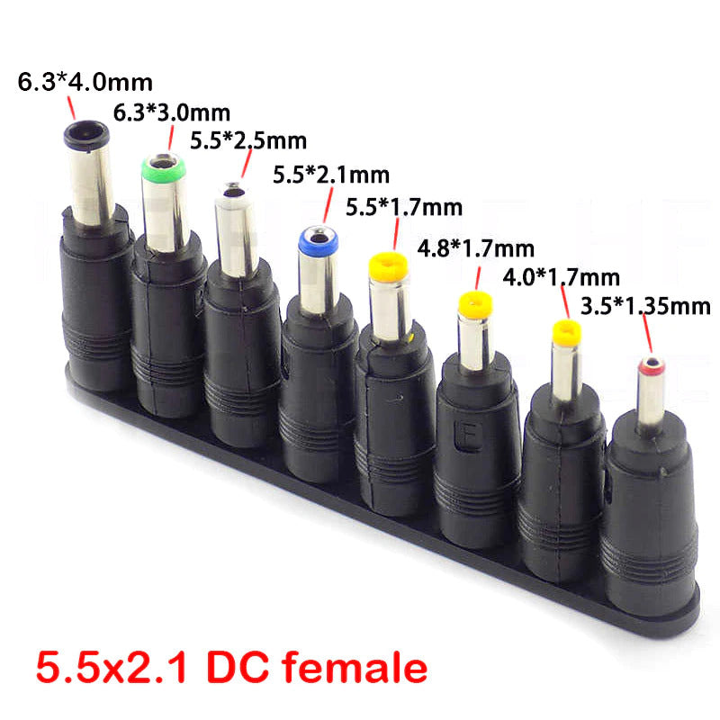 Mufa adaptoare alimentare DC 2.1x5.5 mm mama la 3.5x1.35 mm tata