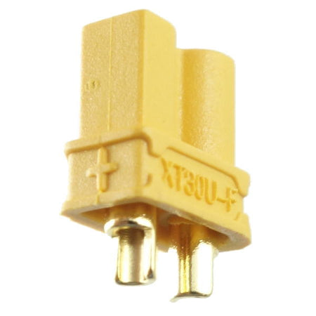 Mufa alimentare DC XT30 mama 2 pini cu lipire pe cablu 15A 500V AMASS XT30U-F
