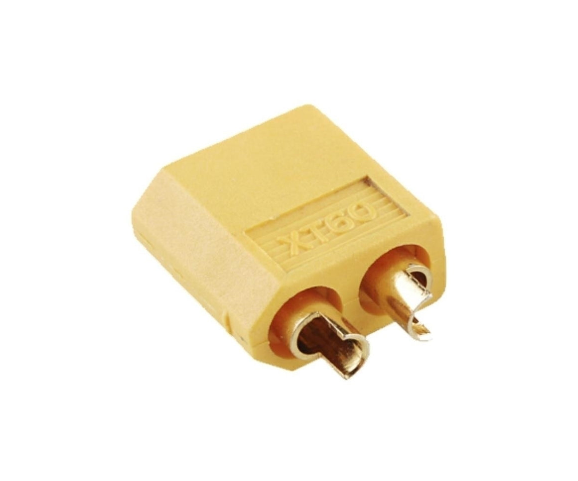 Mufa alimentare DC XT60 tata pin 2 pe cablu cu lipire 30A 500V AMASS XT60-M