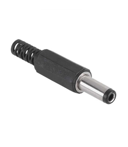 Mufa DC alimentare tata pe fir 2.5 x 5.5 mm cu protectie pentru cablu WTY0110-2.1