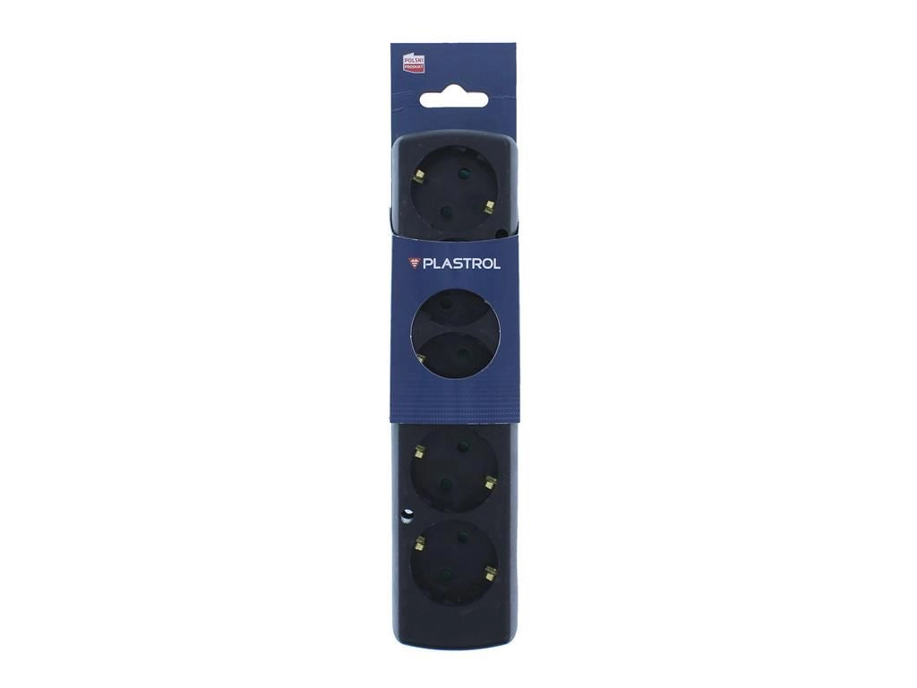 Multipriza 5 prize fara cablu alimentare negru GN-570S/BK Plastrol