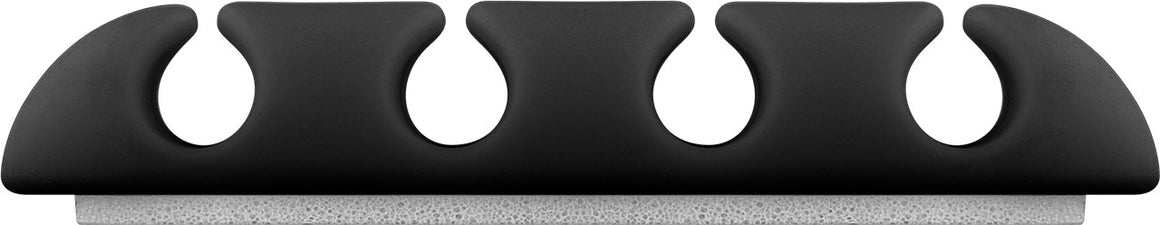 Organizator cabluri 4 sloturi negru set 2buc Goobay 70406