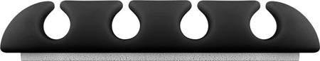 Organizator cabluri 4 sloturi negru set 2buc Goobay 70406
