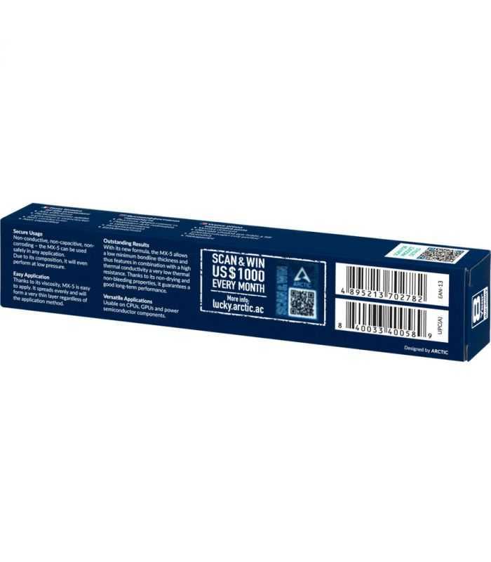 Pasta termica MX-5 50grame ARCTIC MX5 50g ACTCP00050A