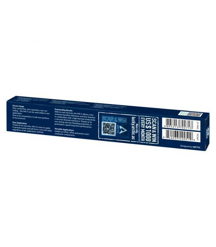 Pasta termoconductoare MX-5 2grame ARCTIC COOLING