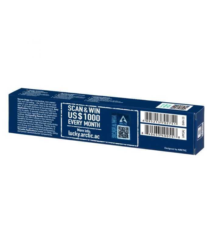 Pasta termoconductoare MX-5 8grame ARCTIC COOLING