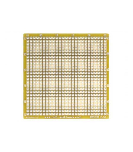 Placa universala singura fata prototip W 67.94mm L 68.58mm ROTH ELEKTRONIK GMBH RE016-LF