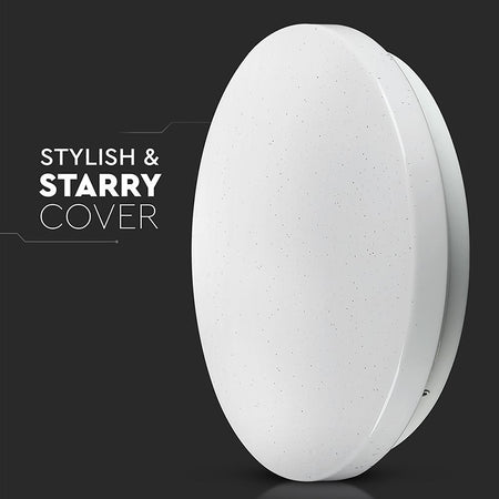 Plafoniera LED 24W 2600lm 35cm 3 in 1 Model stelute V-Tac SKU-217606