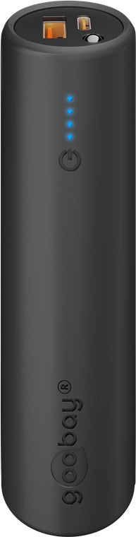 Power Bank 5.0 5000mAh suport pentru bicicleta negru USB-A/USB type C 3A 60656 Goobay