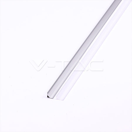 Profil aluminu rotunjit pentru banda LED 2m 15.8mm x 15.8mm V-TAC