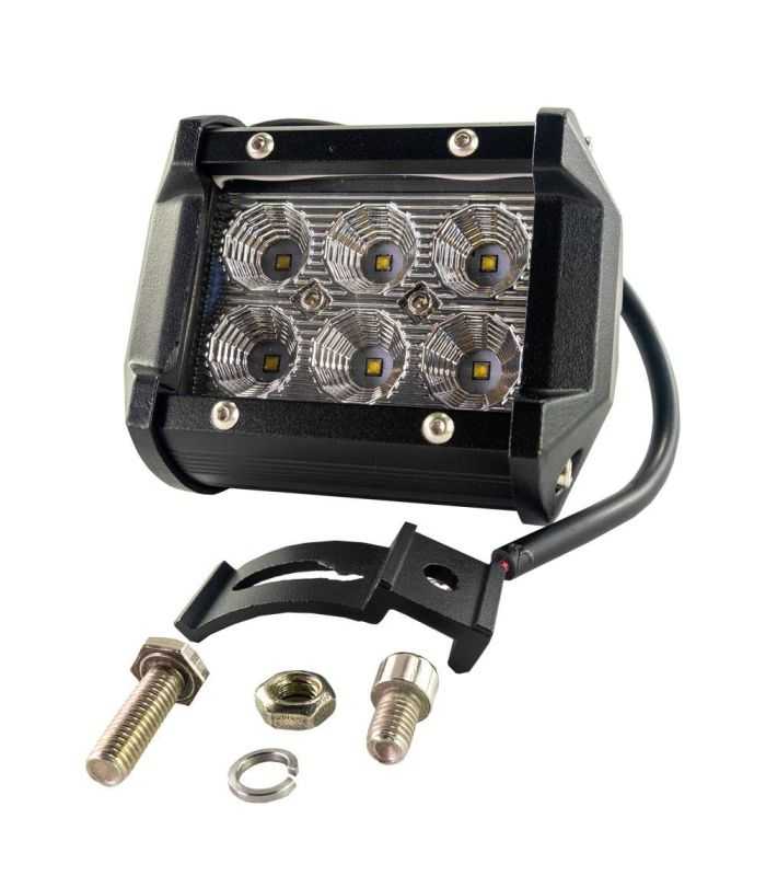 Proiector LED Auto Off Road 18W 6SMD 1200lm 97x78x64mm 12-32V CLL009 Carguard