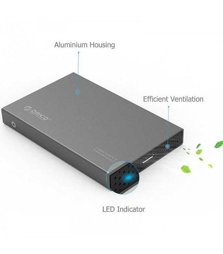 Rack HDD USB 3.0 Tool Free 2.5 inch SATA argintiu Orico 2518S3
