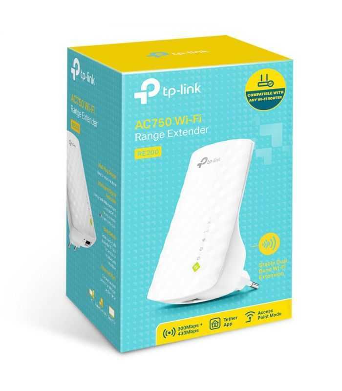 Range extender WIFI AP DUAL BAND RE200 TP-LINK