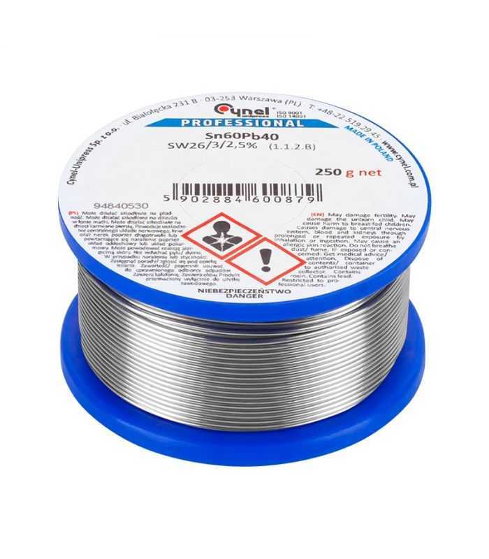 Rola fludor 1mm SN60 PB40 Flux 2.5% 100g CYNEL