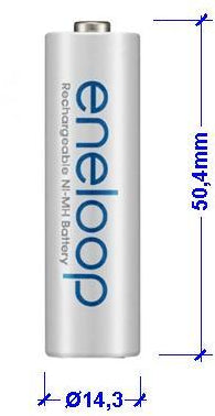 Set acumulatori Eneloop PANASONIC Ni-MH AA(R6) 1900mA 2buc