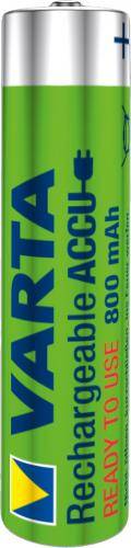 Set acumulatori R3 AAA 800mAh Ready2Use 2buc/blister Varta