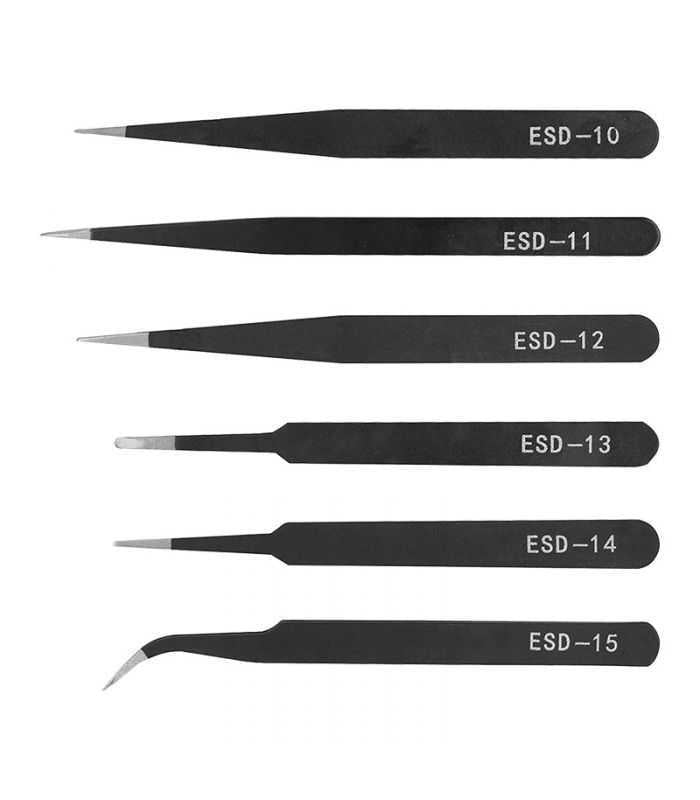 Set de 6 pensete antistatice NAR0442