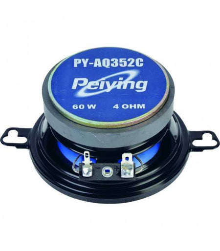 Set difuzoare auto 3.5" 8.8cm 60W 4 ohm Peiying 2buc
