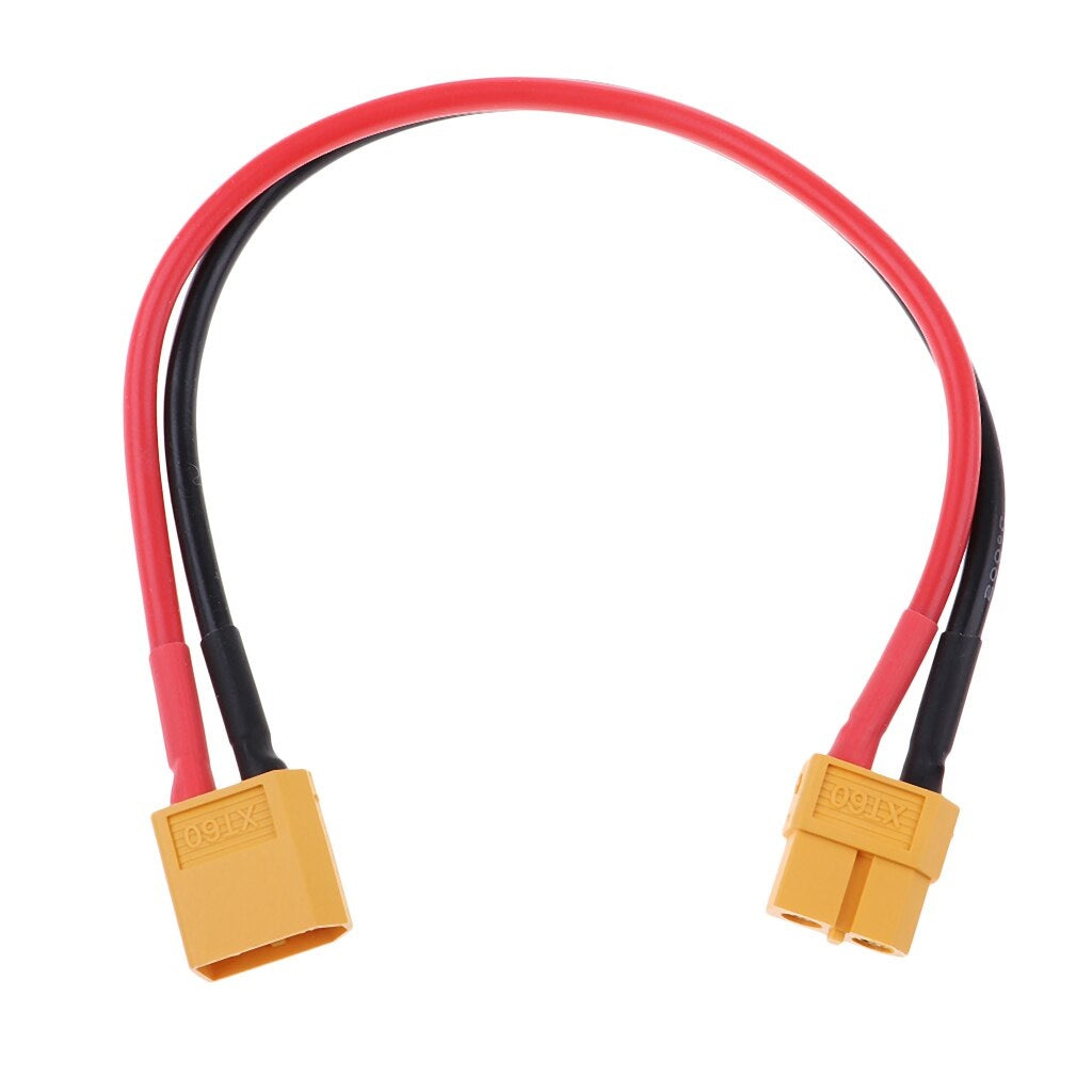 Set prelugitor mufa XT90 tata mama cu cablu siliconic 12AWG 10cm max 30A 500V