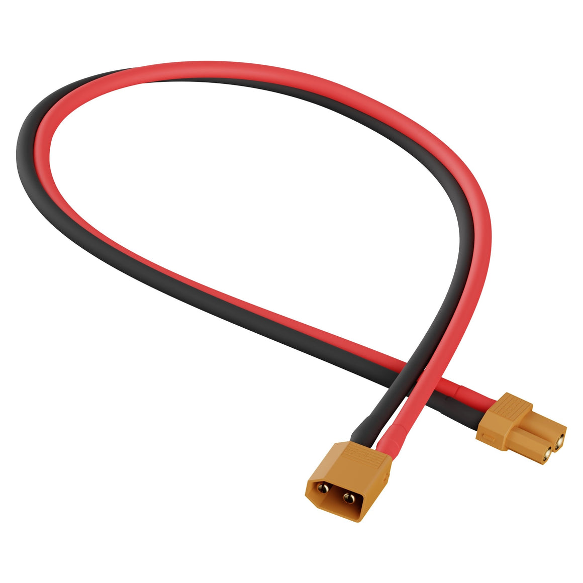 Set prelugitor mufa XT90 tata mama cu cablu siliconic 12AWG 30cm max 30A 500V